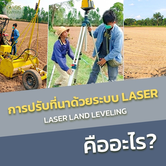 การปรับที่นาด้วยระบบ Laser (Laser Land Leveling)